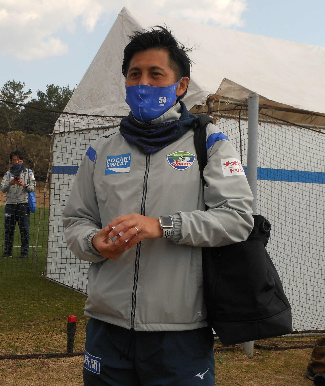 徳島甲本偉嗣ヘッドコーチ（2021年2月4日撮影）