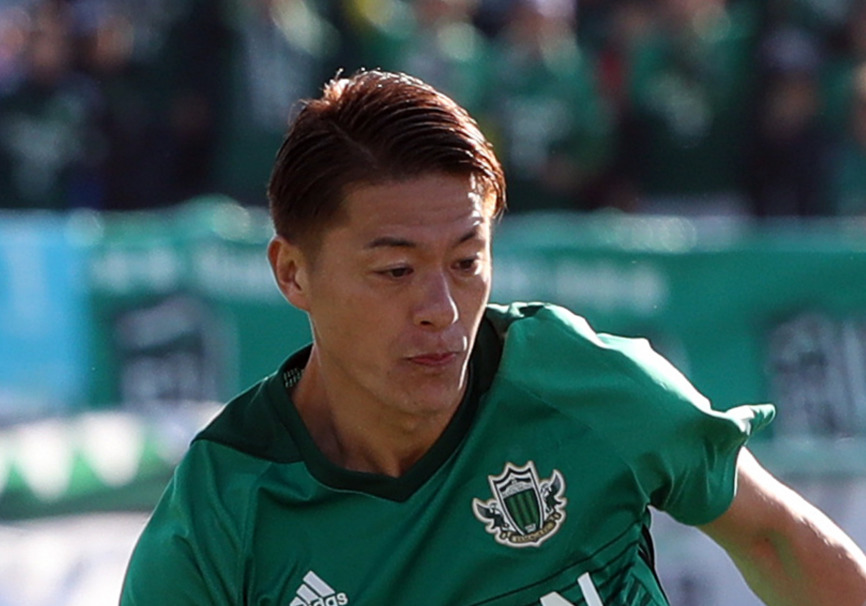 松本DF田中隼磨（18年11月撮影）