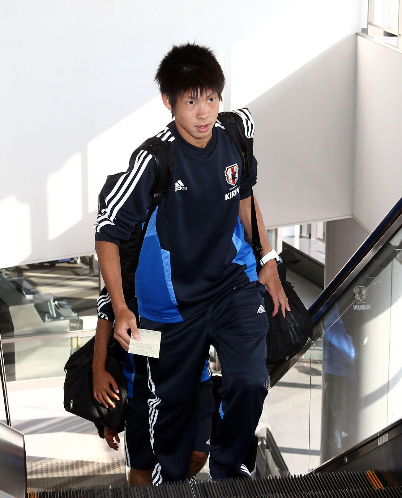11年7月、U17W杯を終えて帰国した深井一希