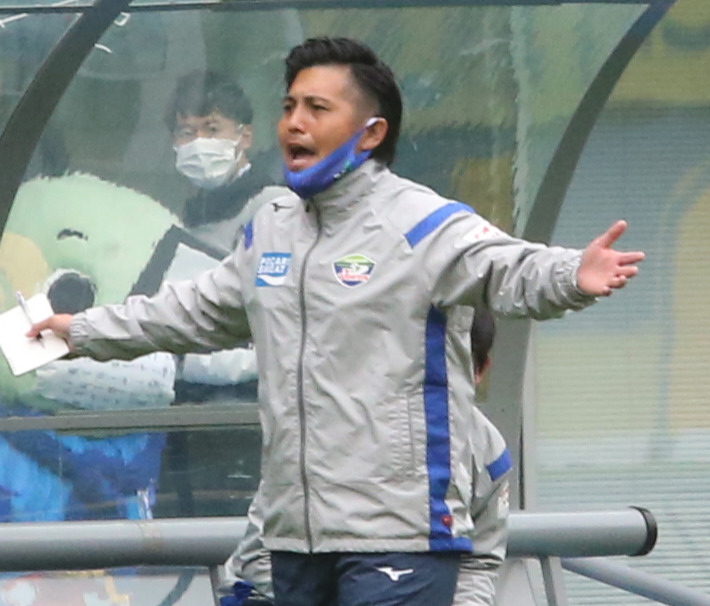 徳島の甲本ヘッドコーチ（2021年2月27日撮影）