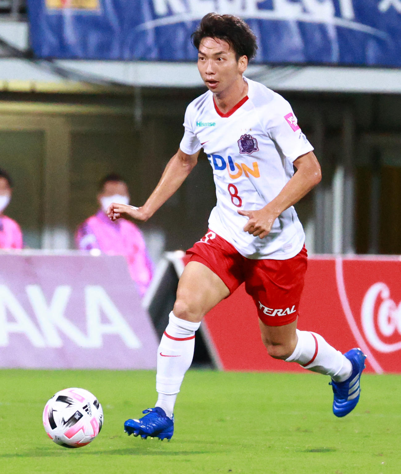 広島MF川辺駿（2020年9月19日撮影）