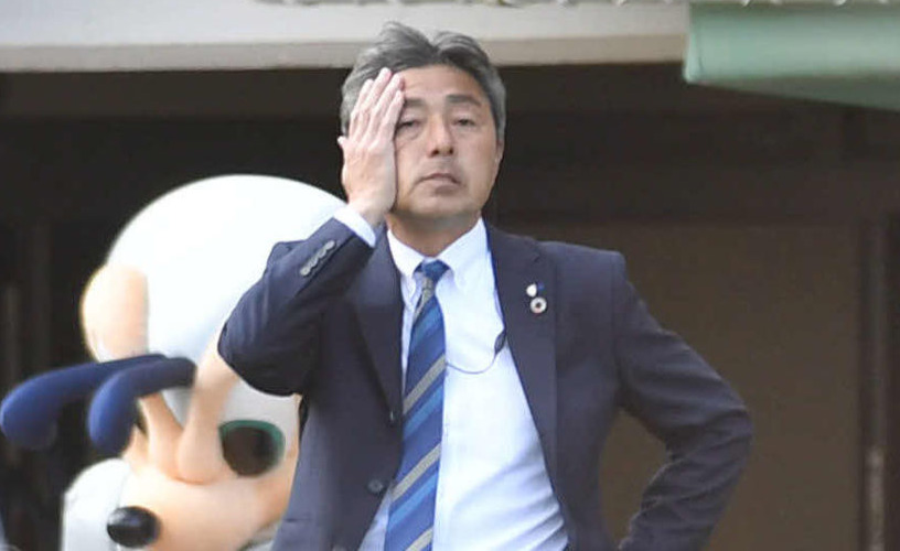 福岡長谷部監督（2021年2月28日撮影）