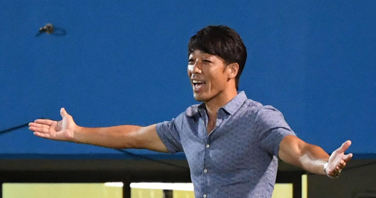 横浜FC下平隆宏監督（2020年8月19日撮影）