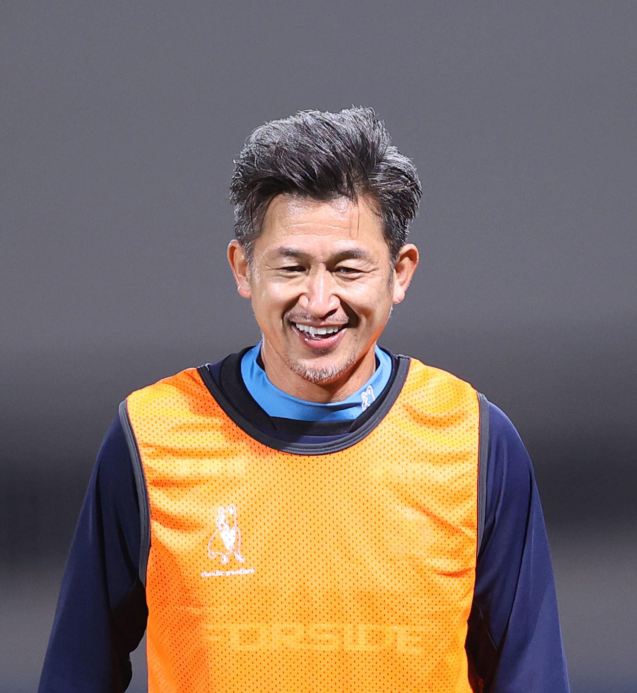 横浜FCカズ（撮影・河田真司）
