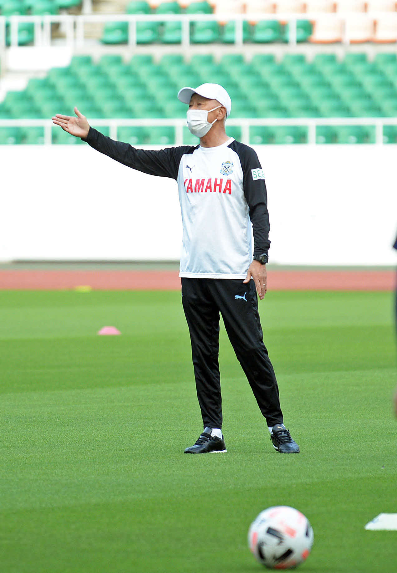 磐田の鈴木監督（2020年10月2日撮影）