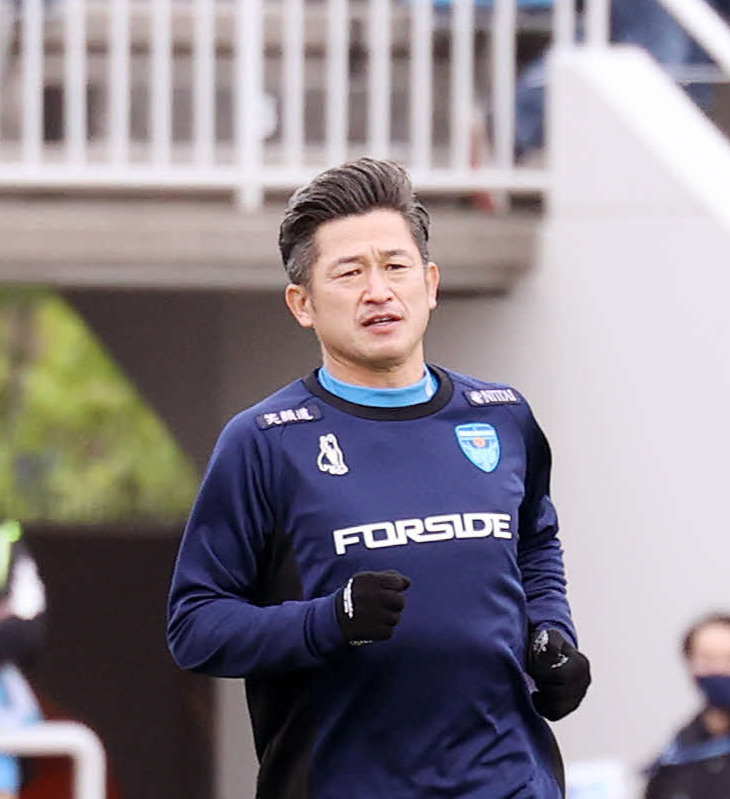 横浜FCカズ（2021年5月5日撮影）