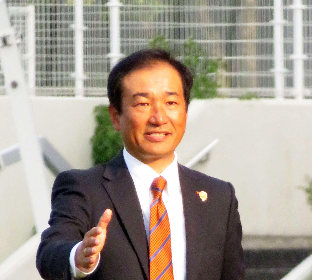 霜田正浩監督（2018年4月22日）