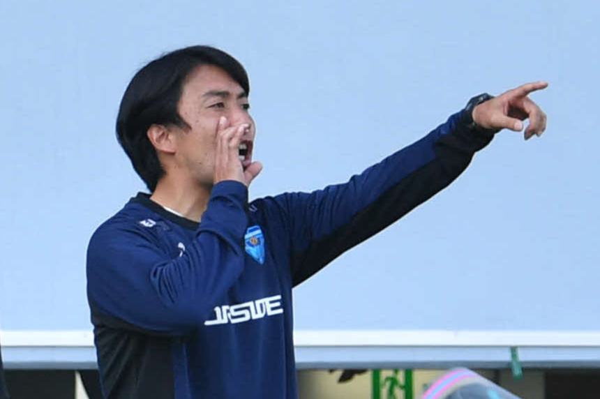 横浜FC早川知伸監督（2021年4月11日撮影）