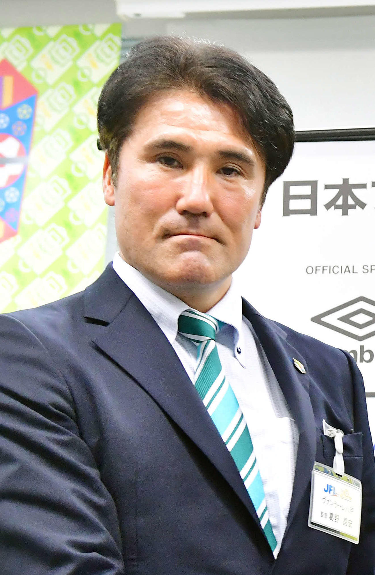 ヴァンラーレ八戸・葛野昌宏監督（2018年3月3日撮影）