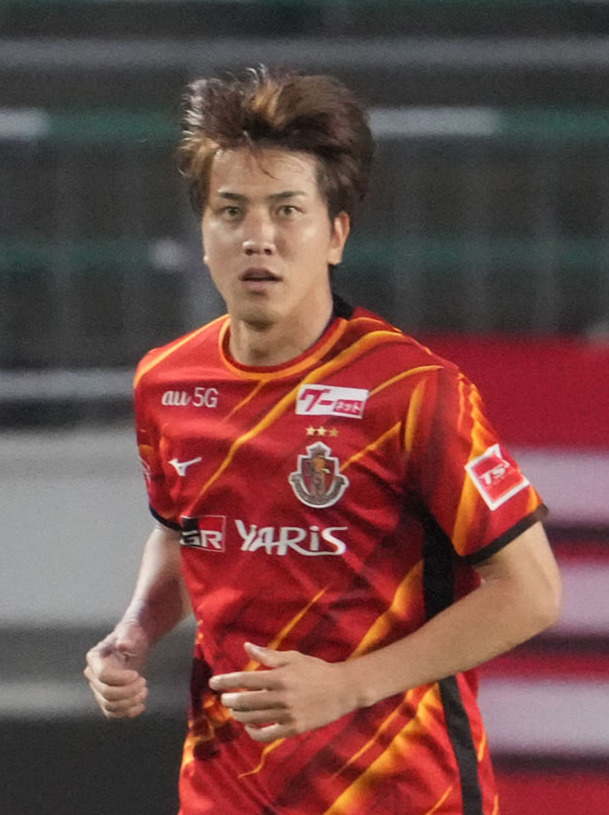 名古屋FW山崎凌吾＝2021年6月