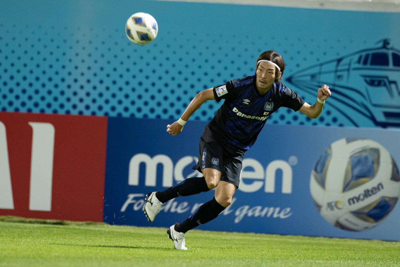 ACL全北戦で好クロスでアシストを記録したG大阪藤春（C）GAMBA OSAKA