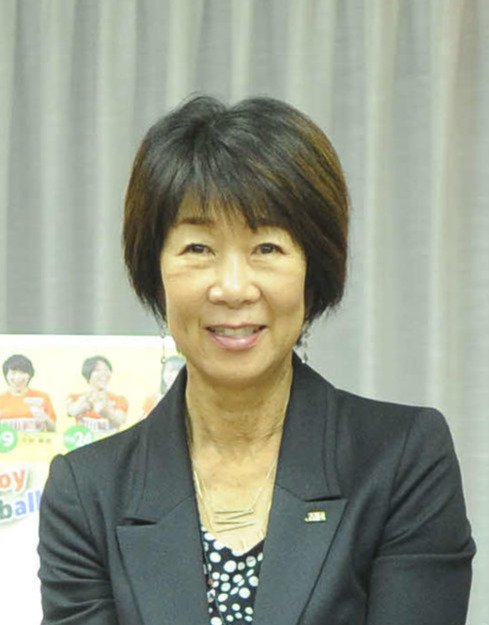 WEリーグ岡島喜久子理事長（2020年10月29日撮影）