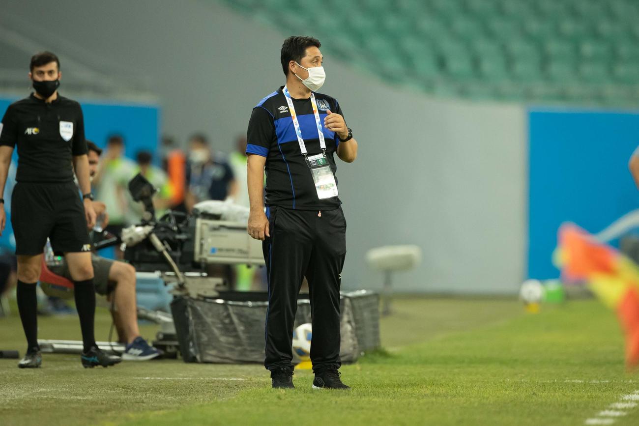 ACL全北戦の黒星で1次リーグ敗退が決まったG大阪松波正信監督（C）GAMBA OSAKA