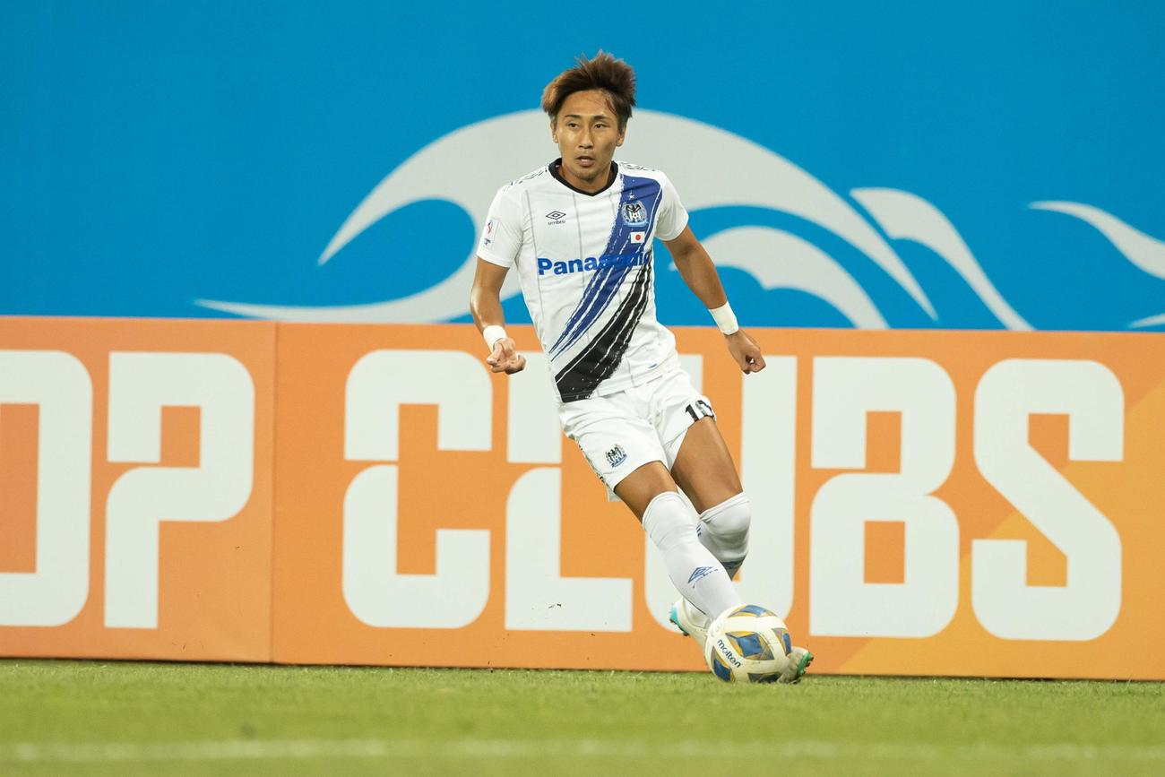ACL全北戦の後半から出場したG大阪倉田秋（C）GAMBA OSAKA
