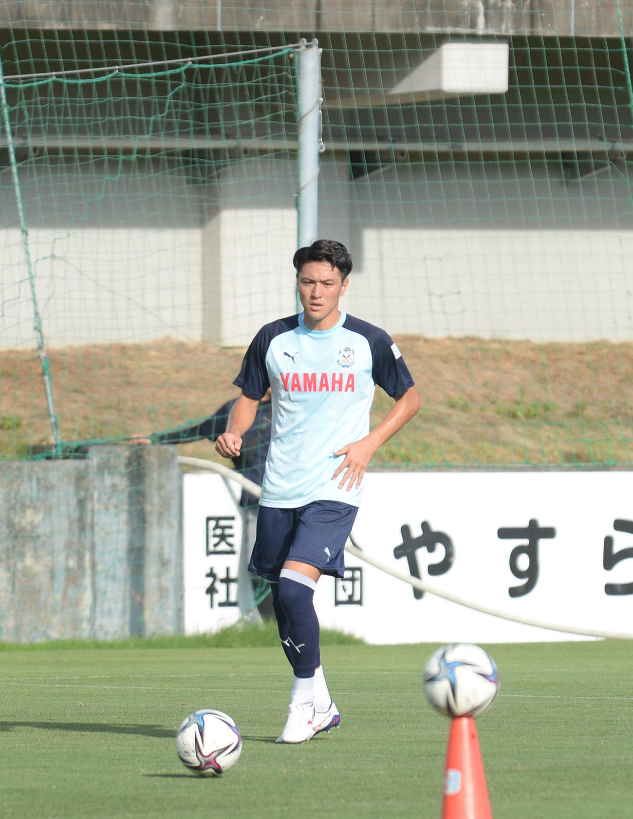 チーム練習に合流した磐田DF伊藤