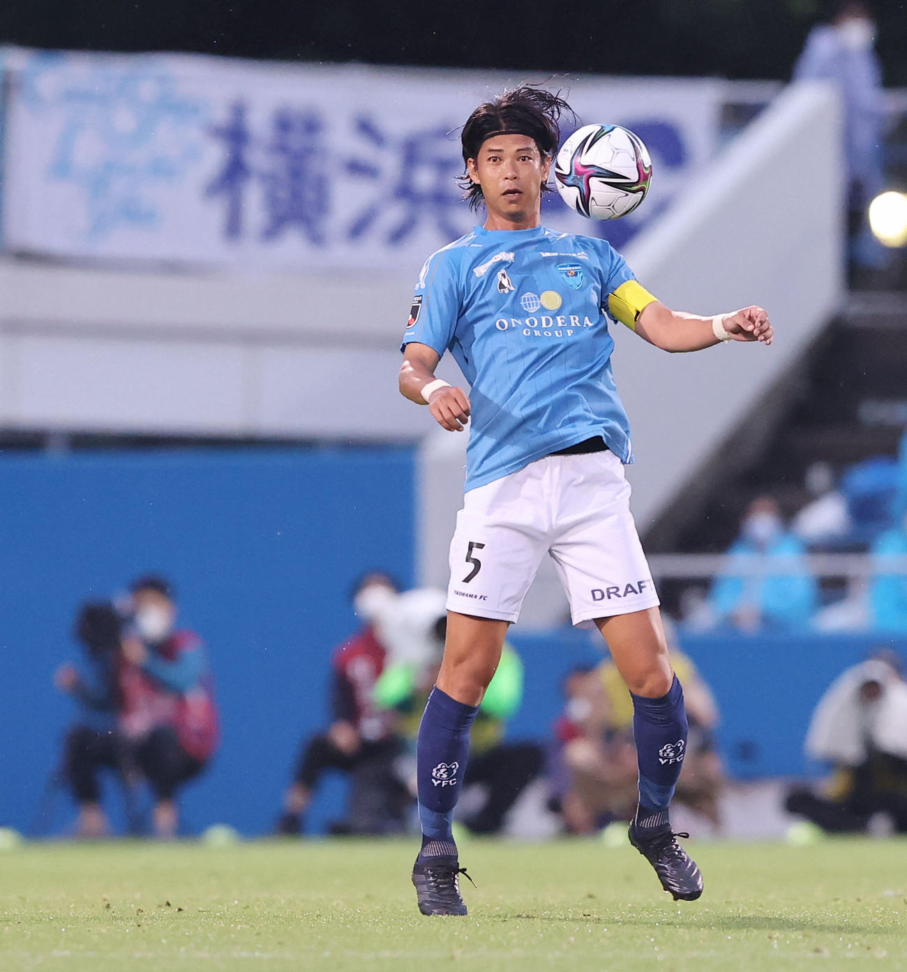 横浜FC田代真一（2021年6月19日撮影）