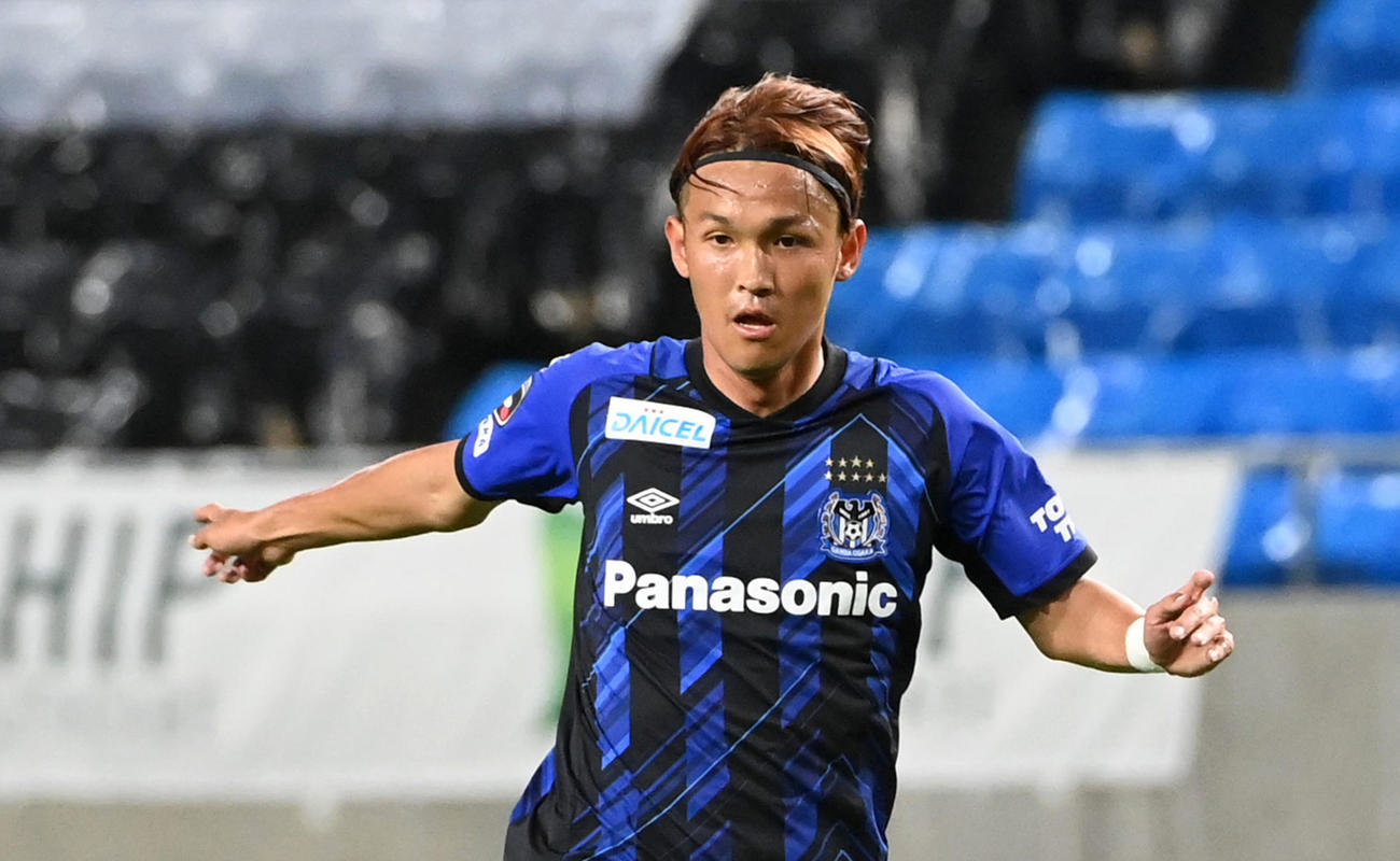 G大阪宇佐美貴史（2021年5月27日撮影）