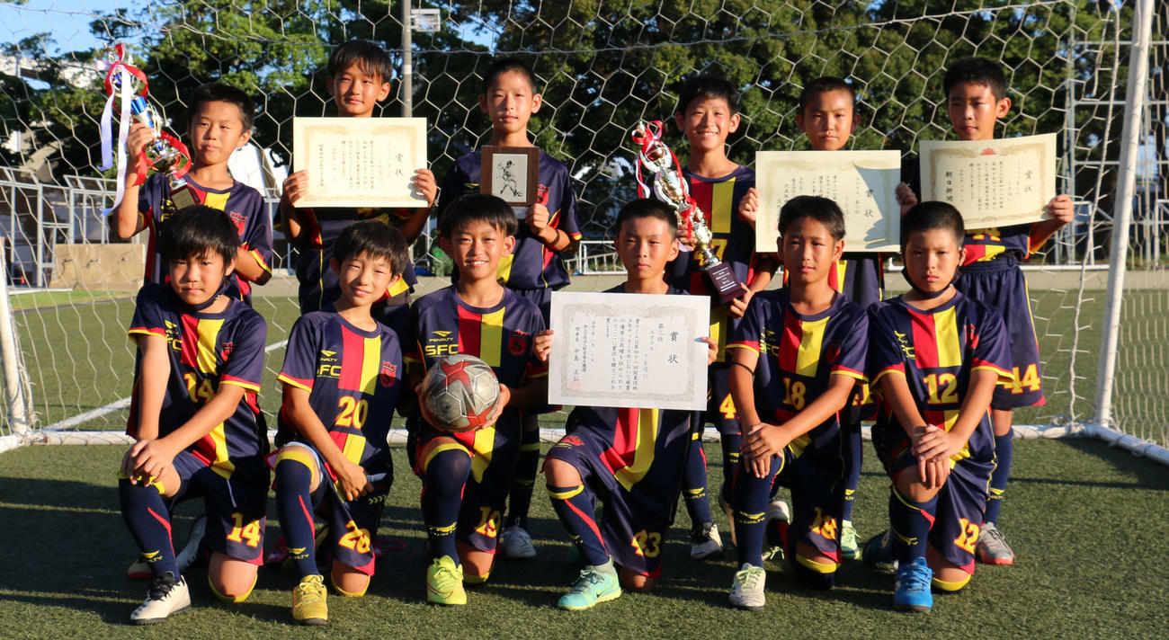 団地少年サッカーAクラスで3位の下赤塚FC