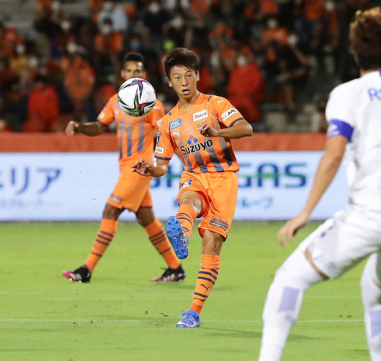清水対G大阪　清水松岡大起（2021年8月13日撮影）