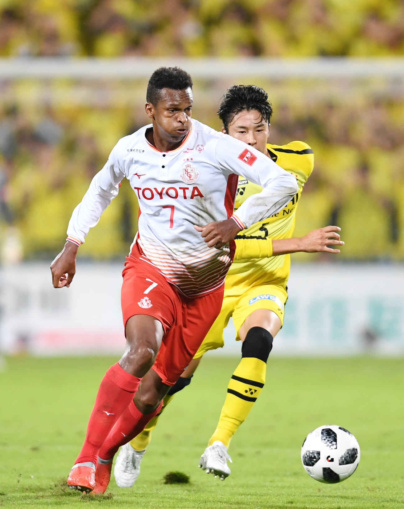 名古屋時代の元ブラジル代表FWジョー（2018年10月19日撮影）