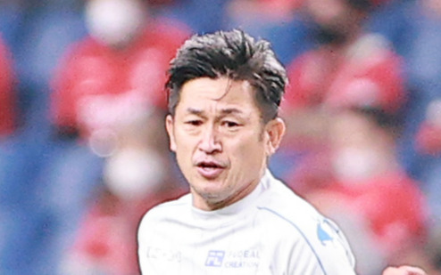 横浜FCカズ（21年5月撮影）