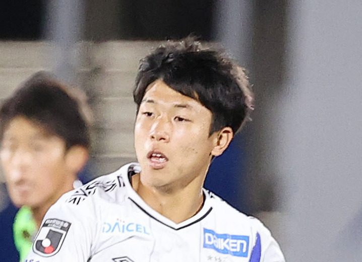 G大阪MF川崎修平（20年12月撮影）