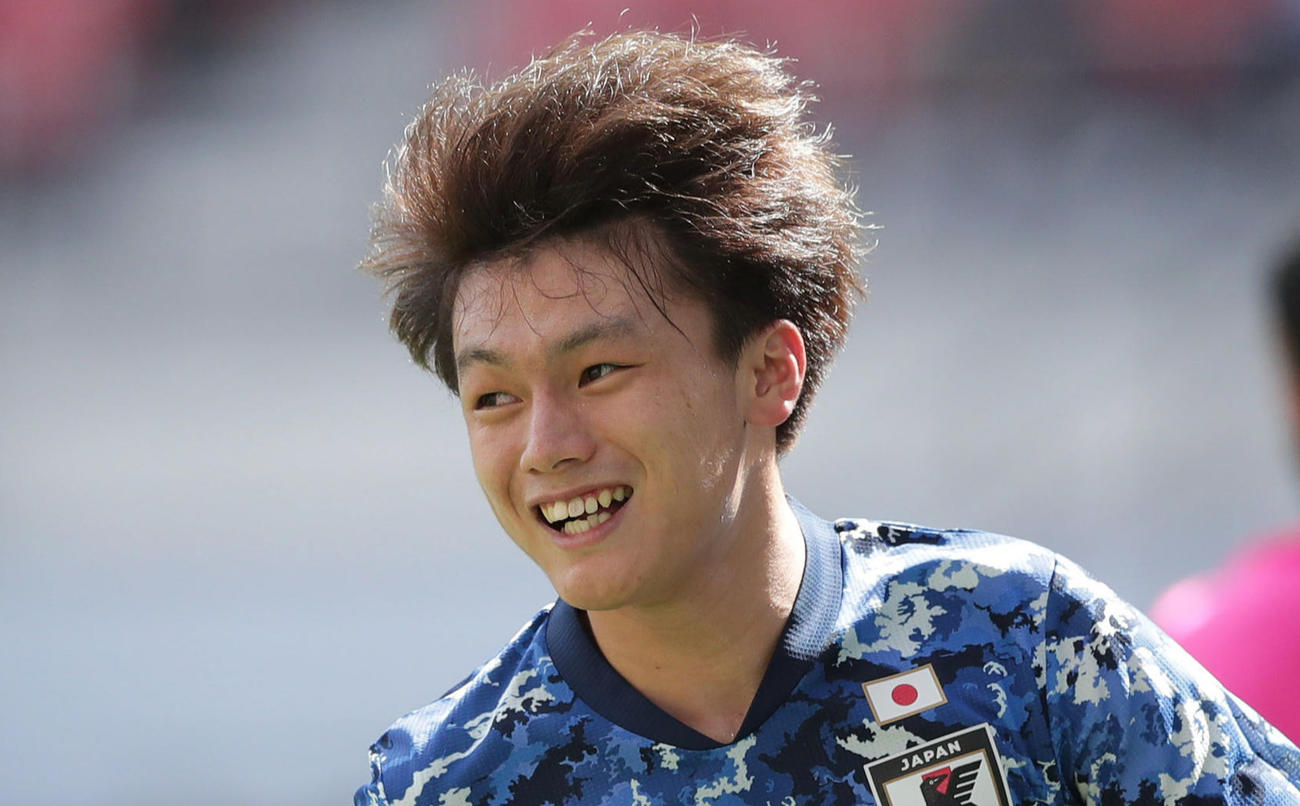 上田綺世（21年6月撮影）