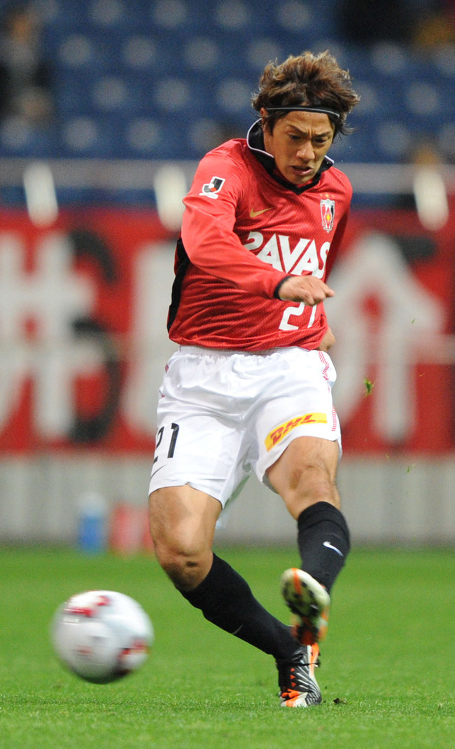 浦和時代のFW原一樹（2011年11月16日撮影）
