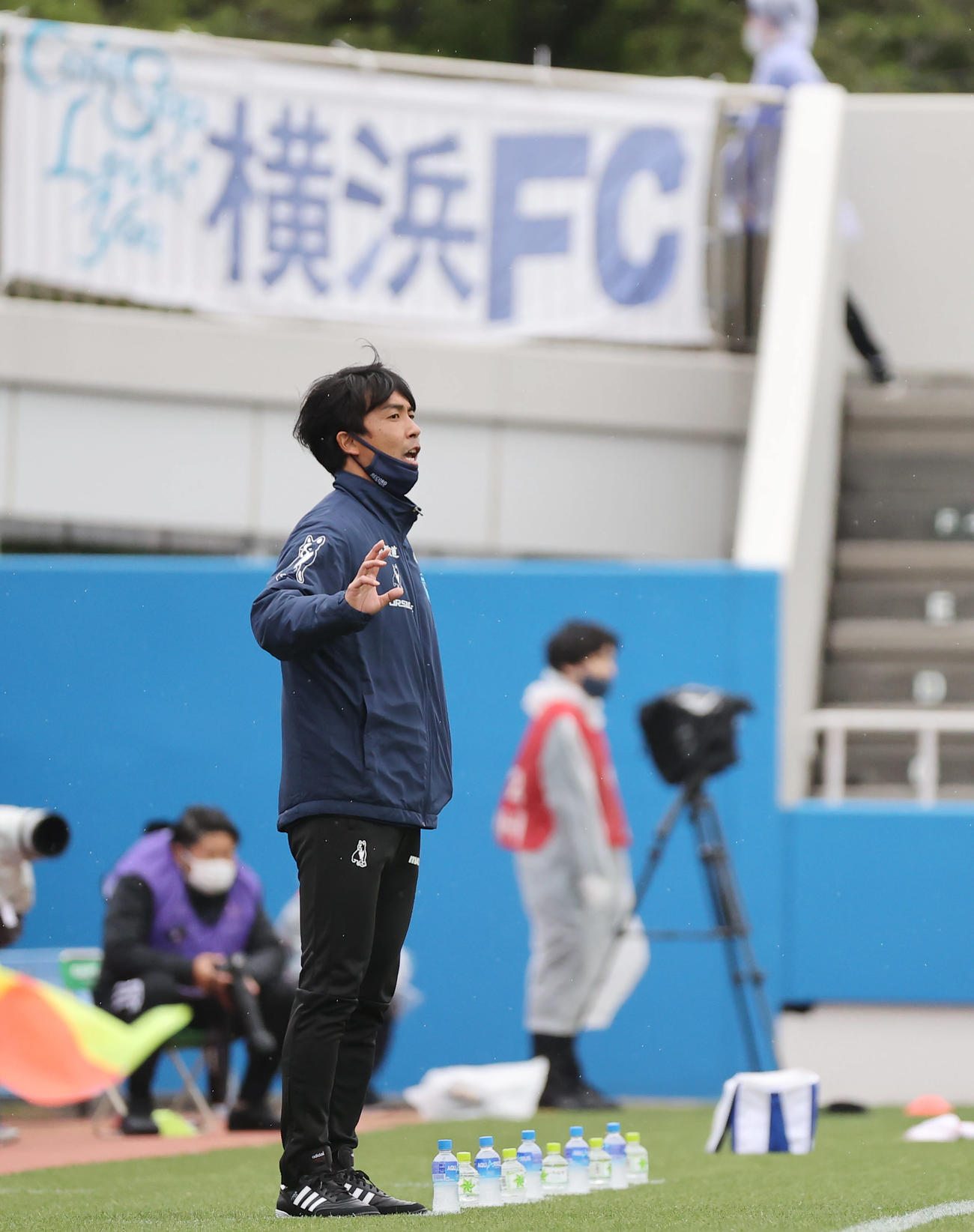 横浜FC早川知伸監督（2021年4月17日撮影）
