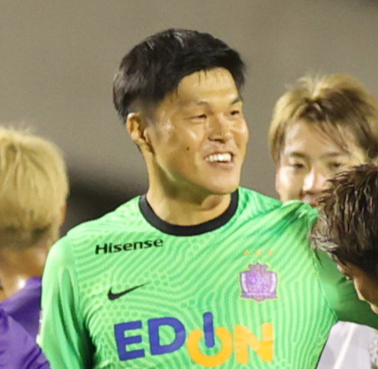 広島GK林卓人（2021年9月22日撮影）