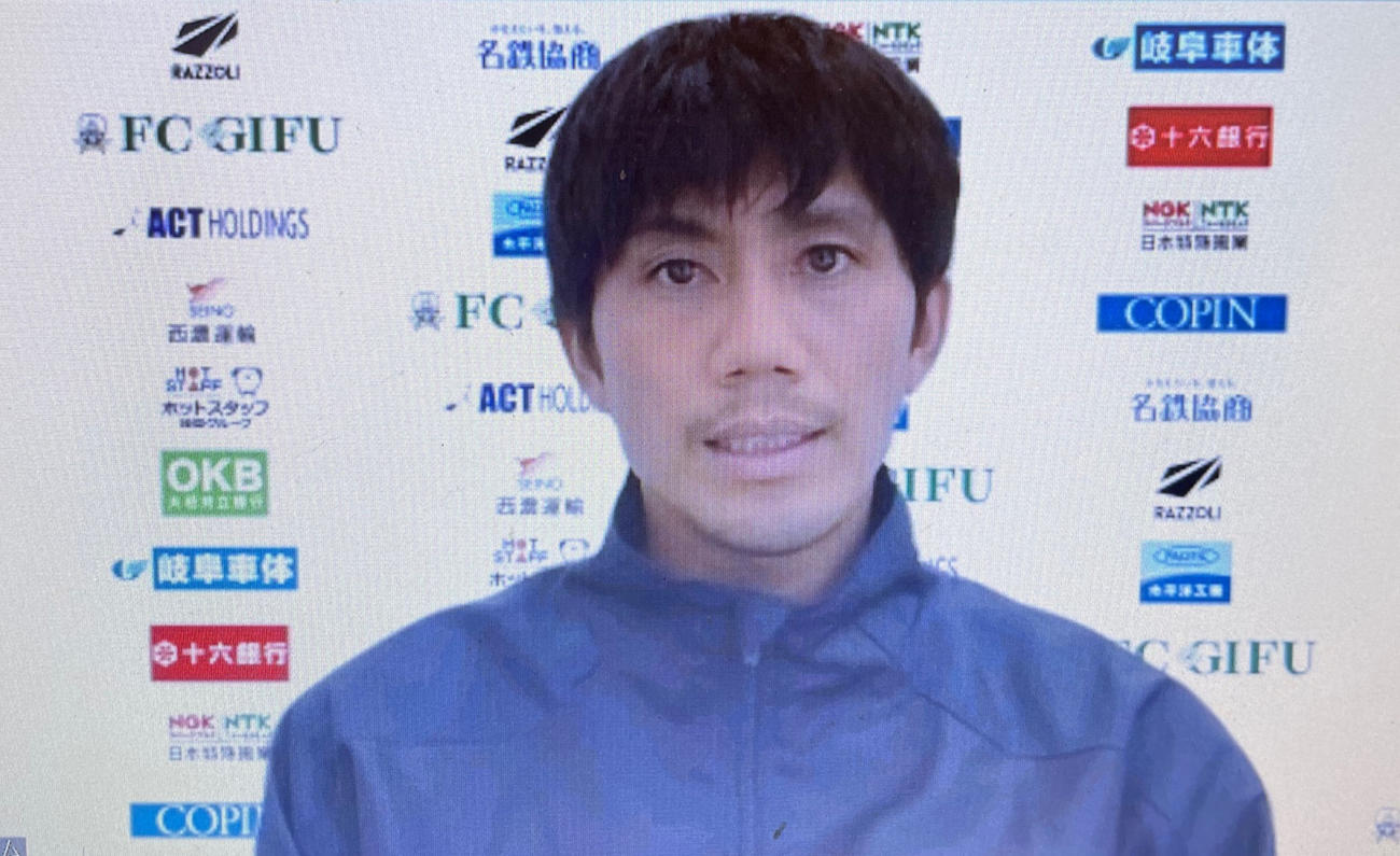 J3岐阜へ移籍後、初の取材に応じた元J1浦和で元日本代表MF柏木（21年3月17日）
