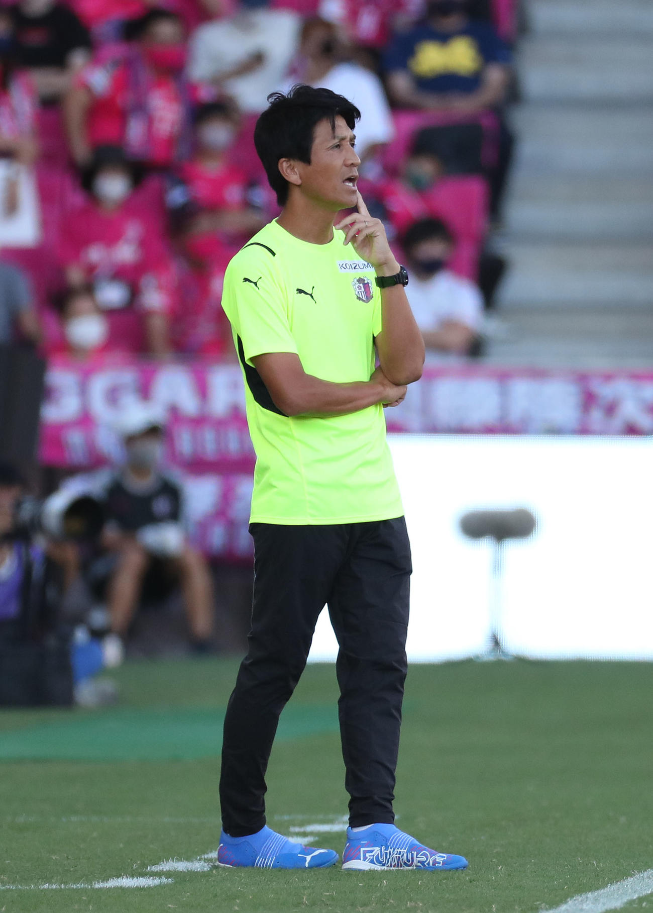 C大阪小菊昭雄監督（2021年10月10日撮影）