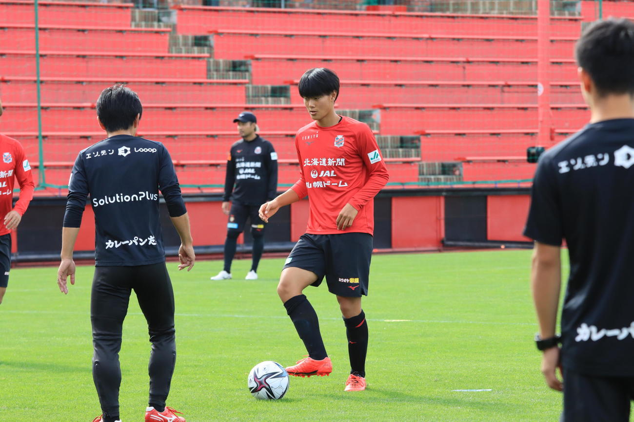 札幌DF西野奨太（2021年10月1日）