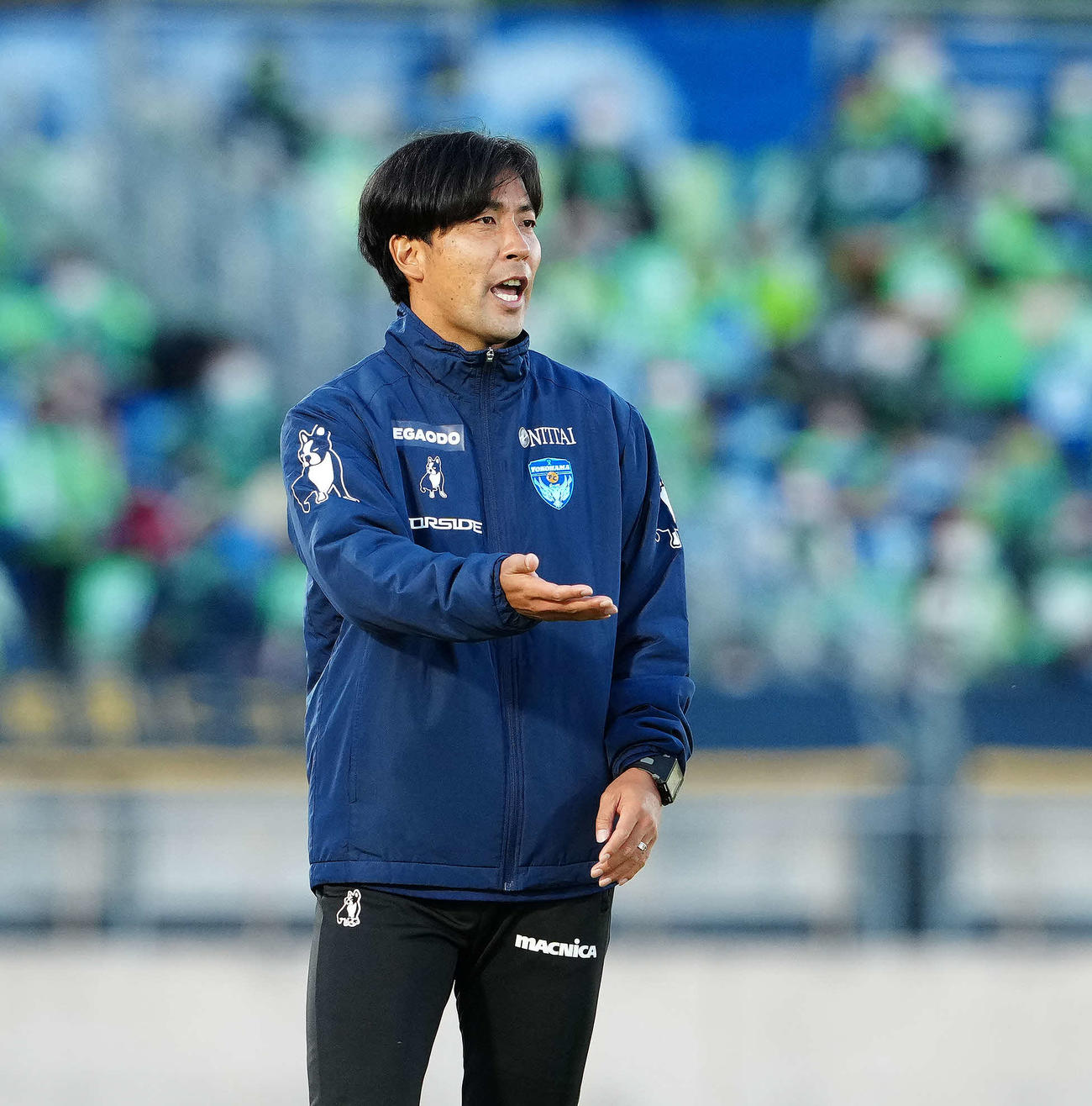 横浜FC早川知伸監督（2021年10月23日撮影）