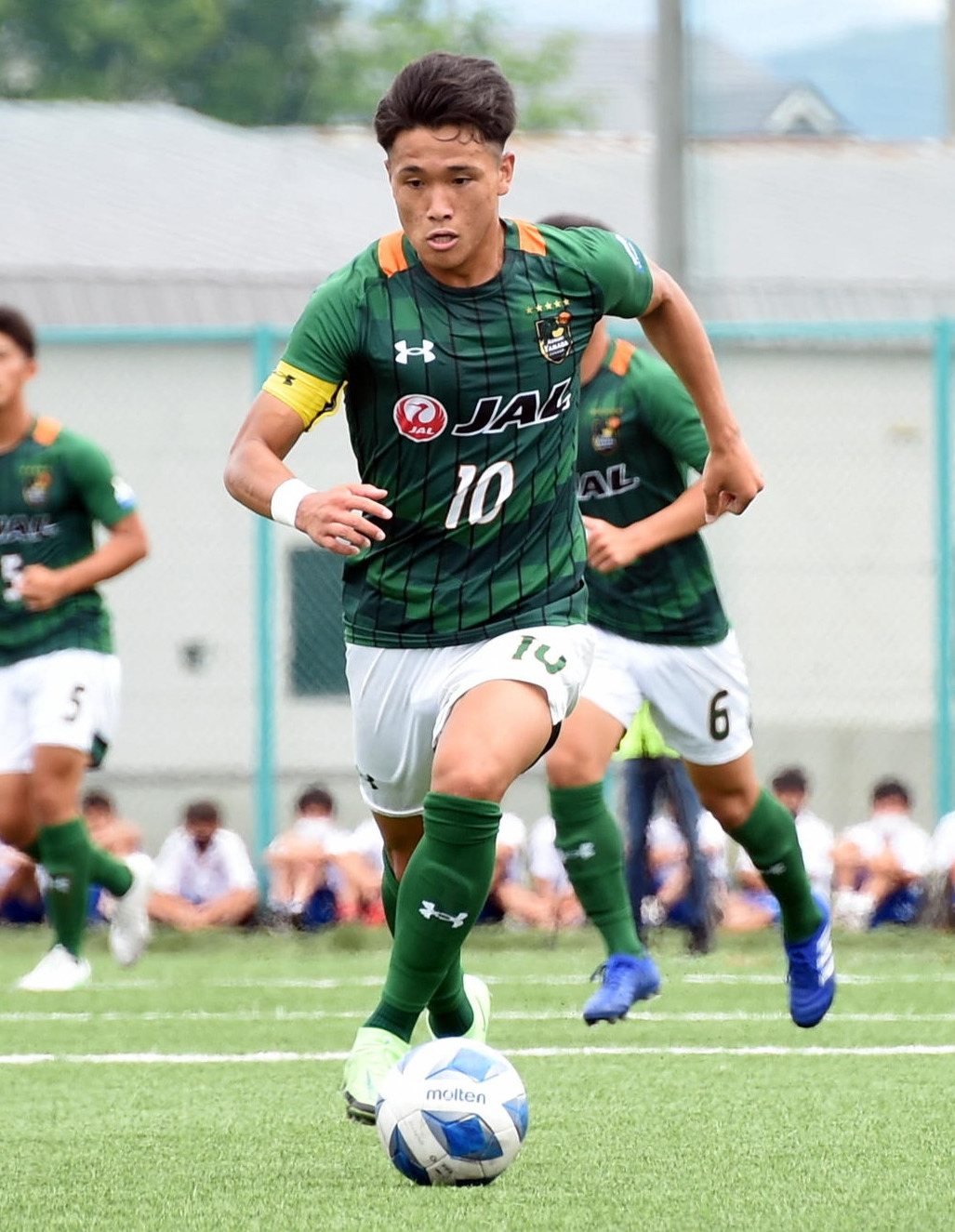 青森山田MF松木玖生（2021年7月4日撮影）