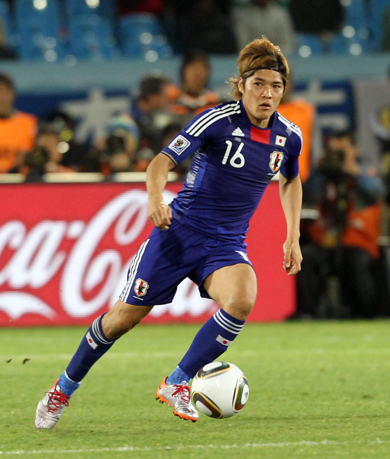 10年　南アフリカ大会決勝トーナメント1回戦　日本対パラグアイ　MF大久保嘉人