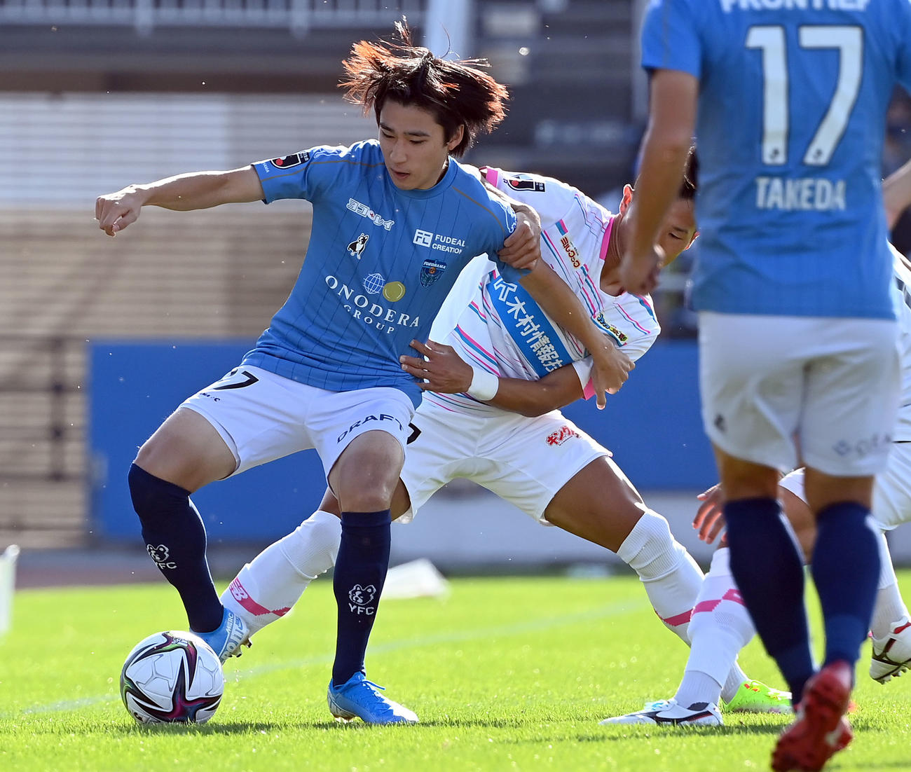 横浜FC松尾佑介（21年11月3日撮影）