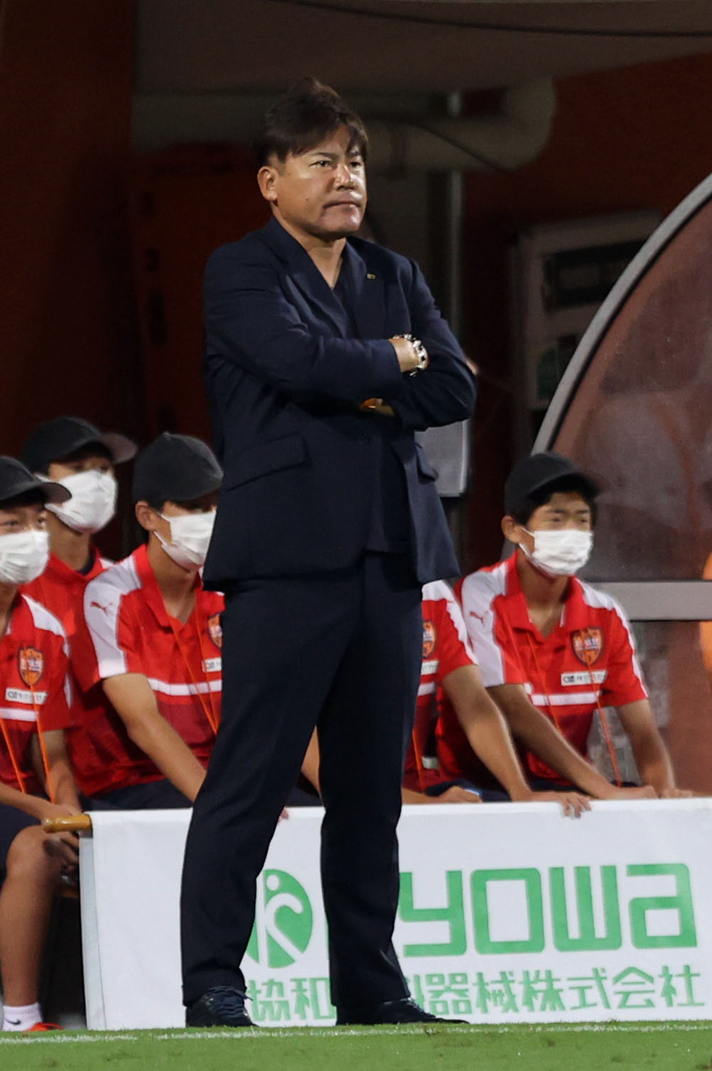 仙台の手倉森監督（2021年9月18日）