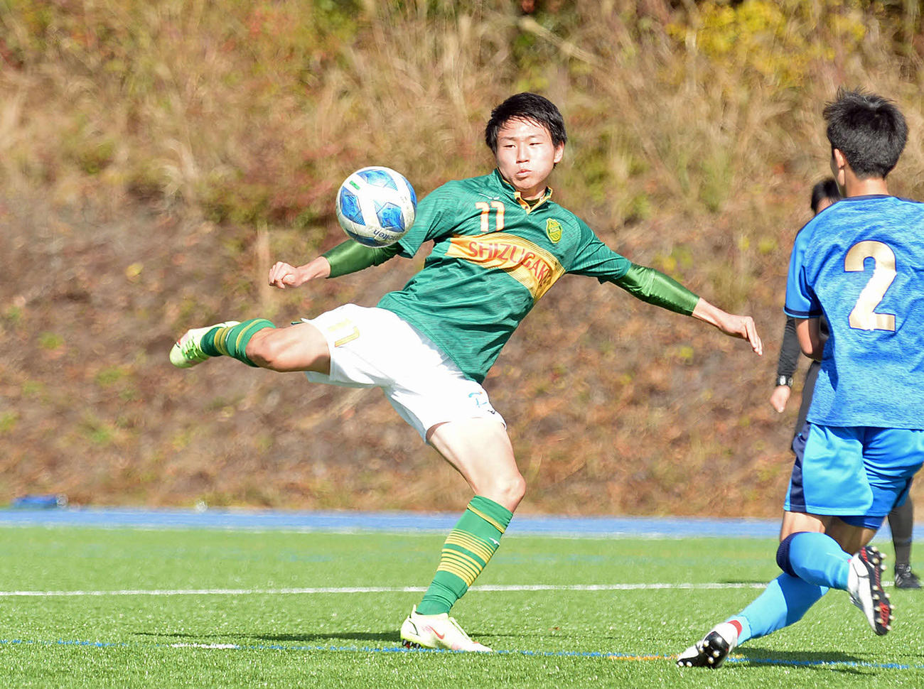 全国大会での飛躍を誓う静岡学園・川谷