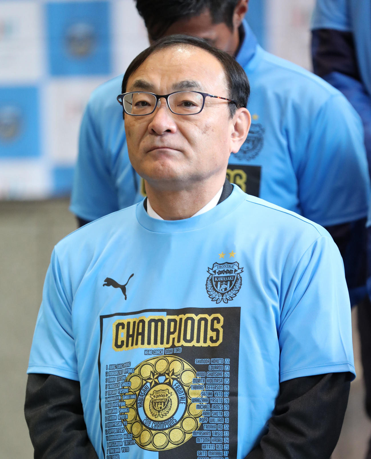 川崎Fの藁科義弘社長（2018年12月9日撮影）