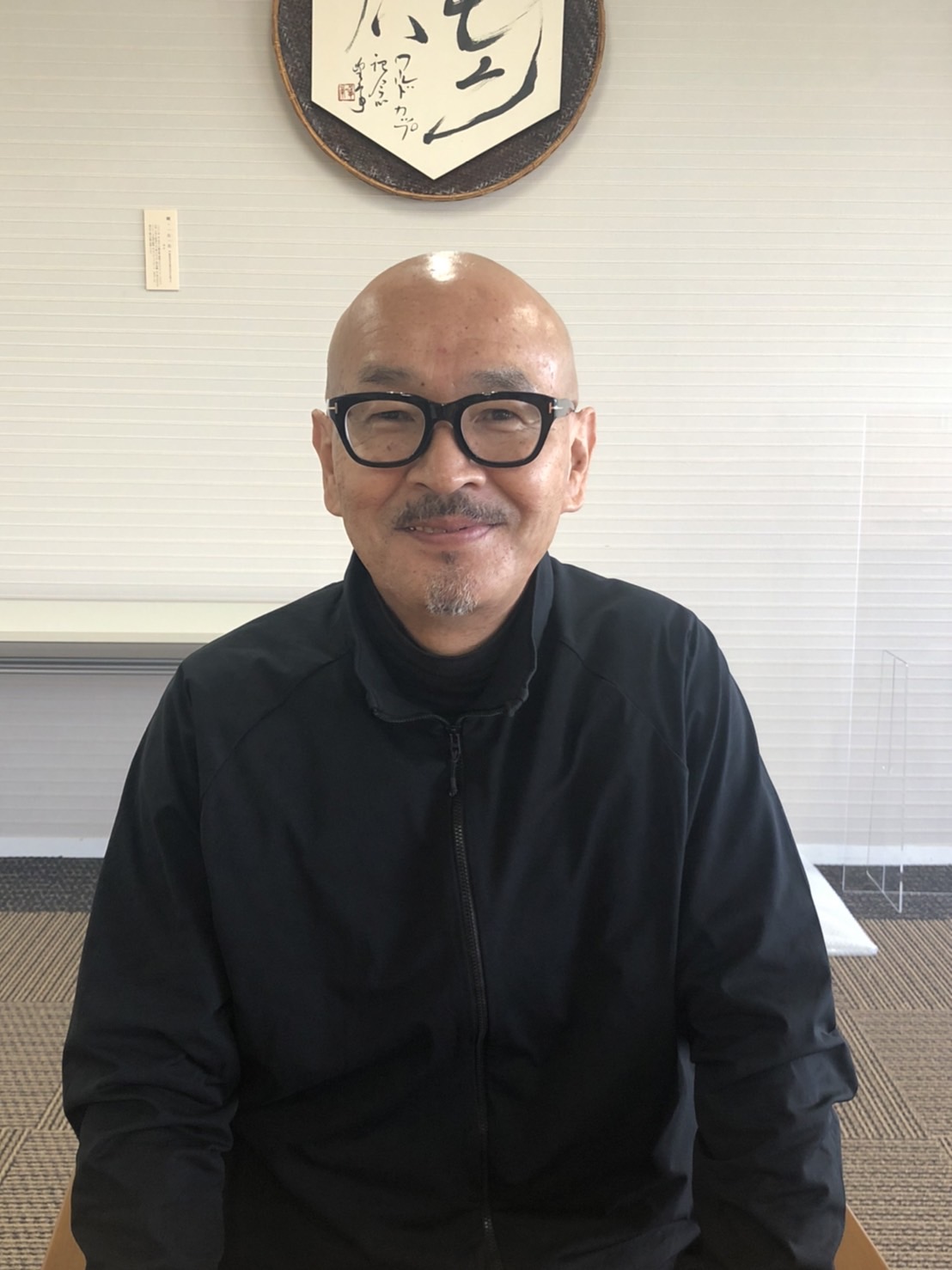 北陽が初出場初優勝した73年度のエースFWだった塩田龍彦さん（撮影・益子浩一）