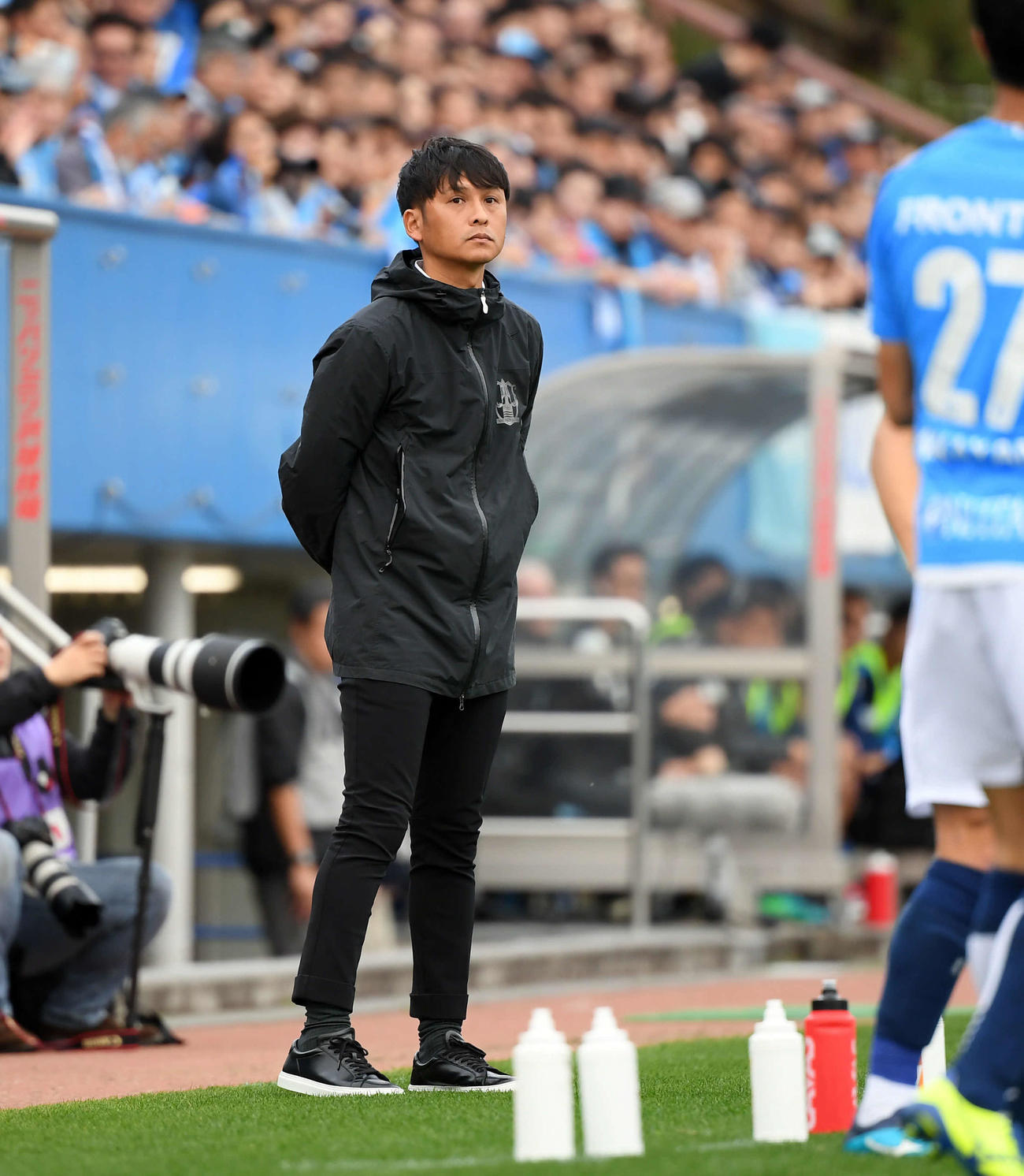 愛媛監督時代の川井健太氏（2019年11月24日撮影）