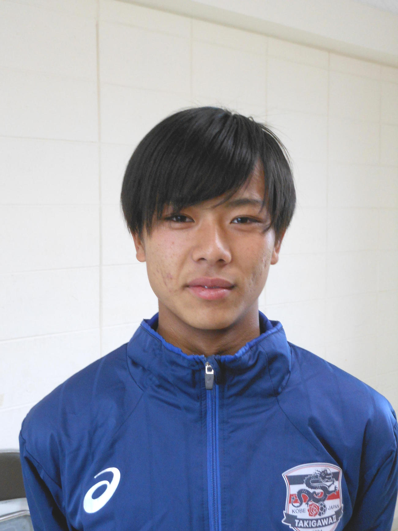 滝川二MF藤田仁朗主将