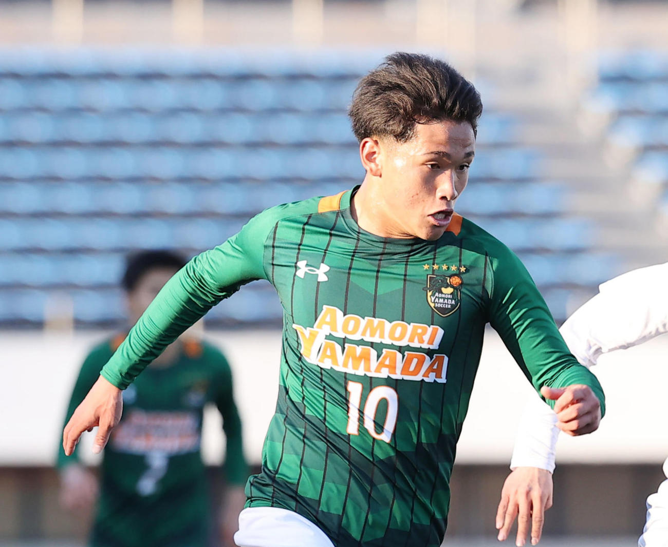 青森山田松木玖生（2021年1月2日撮影）