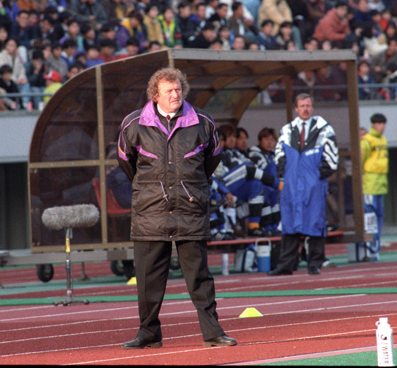 第75回天皇杯・準決勝　広島ビム・ヤンセン監督（95年12月23日撮影）