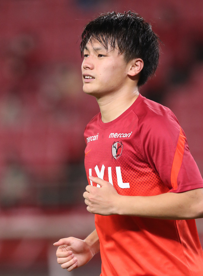 上田綺世（21年９月18日撮影）