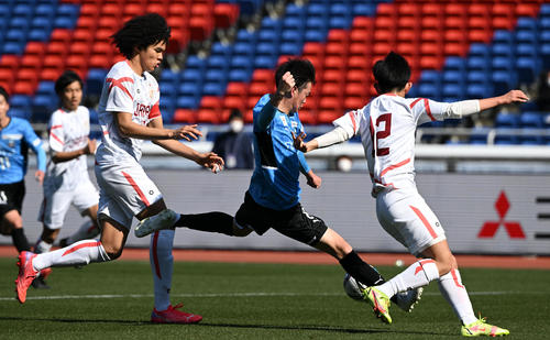 川崎ｆ ｕ18 日本高校サッカー選抜に１ ０で競り勝つ ｍｆ川口達也が決勝ゴール サッカー写真ニュース 日刊スポーツ