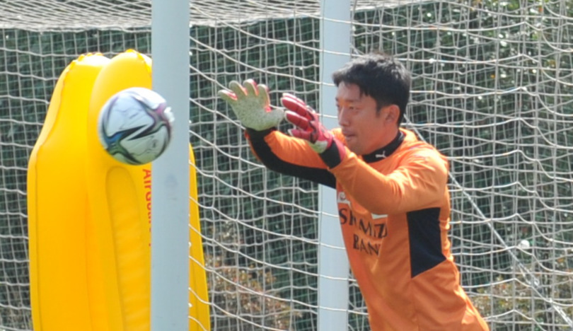 清水GK権田修一（2021年3月16日撮影）