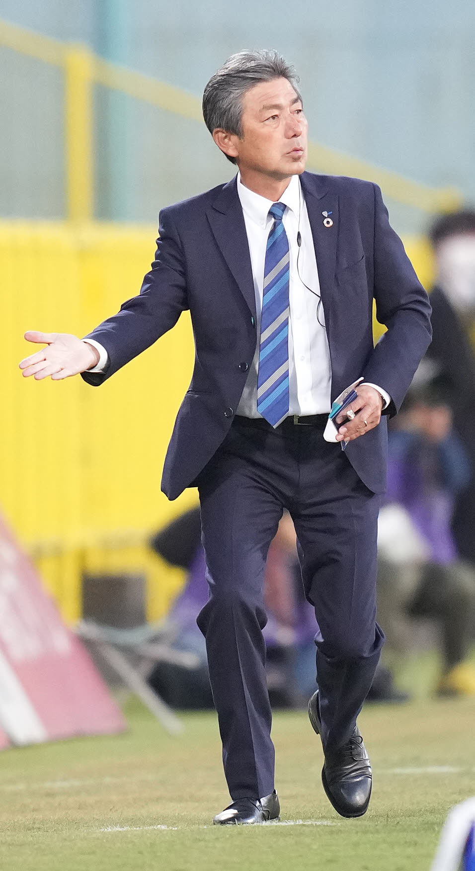 福岡・長谷部茂利監督（2021年11月20日撮影）