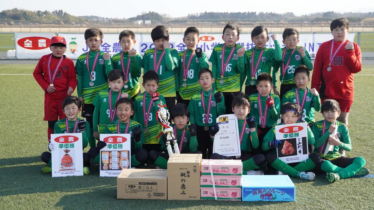 準優勝した会津サントスFC